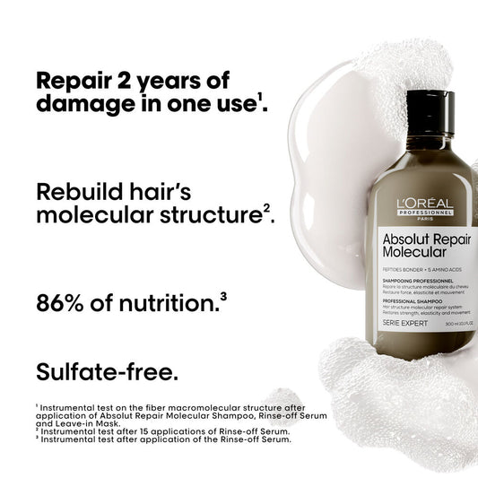 L'Oréal Professionnel Absolut Repair Molecular Holiday Set | Shampoo, Mask & Hair Oil Set - image 2