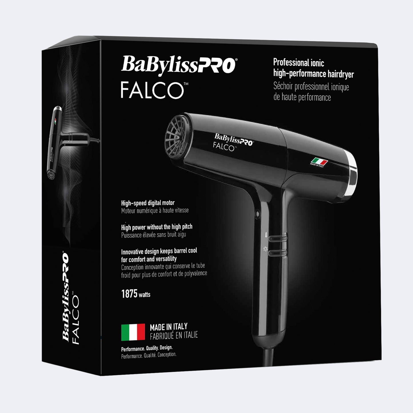 BaBylissPRO Falco Professional Ionic High-Performance Hairdryer