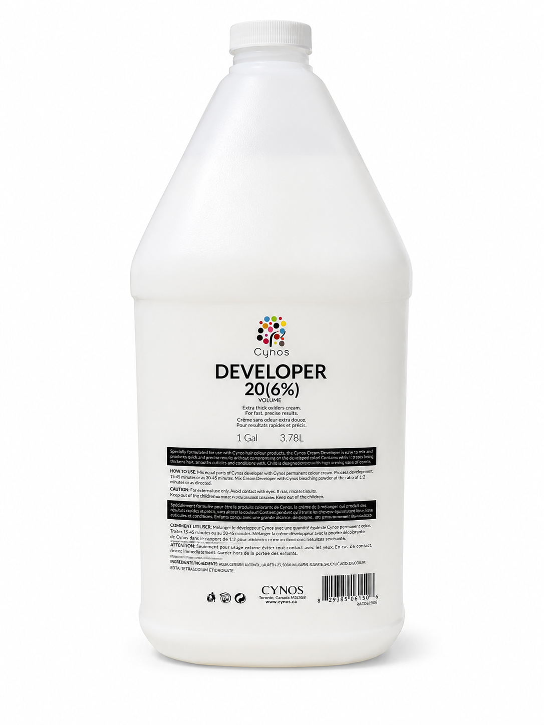 Cynos Peroxide 20 Vol (6%) - 1 Gallon