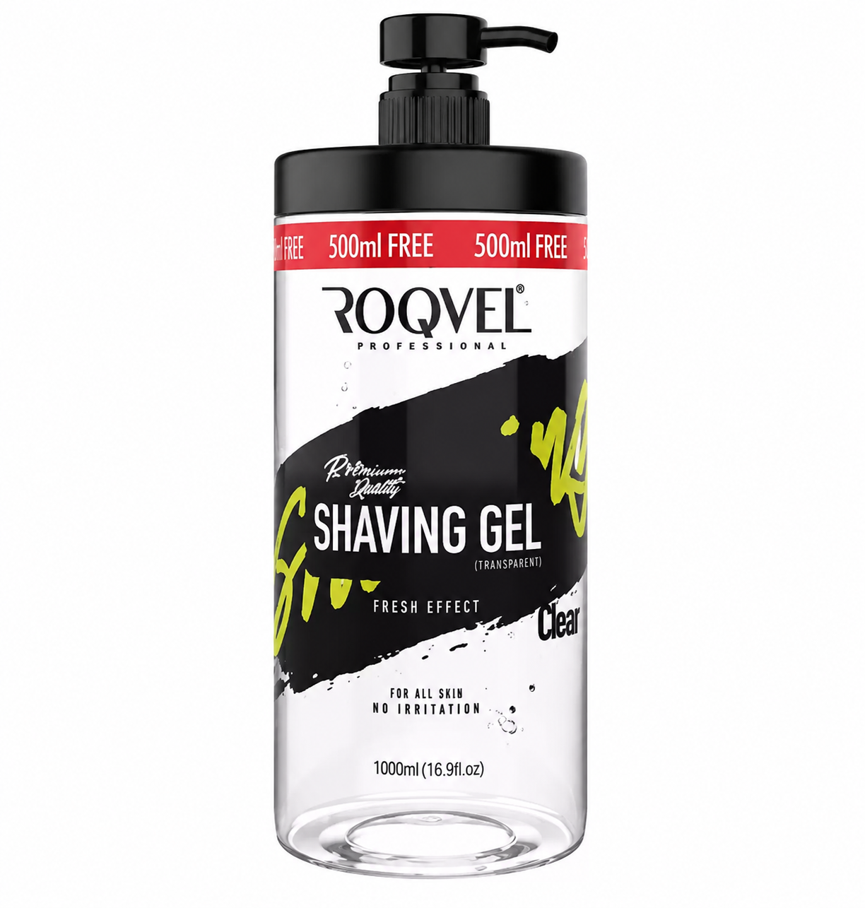 Roqvel shaving gel - 1500ml (500 free)
