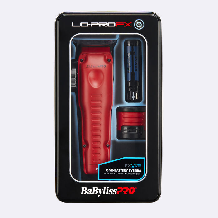 BaBylissPRO FXONE Lo-ProFX High Performance Low-Profile Clipper (Red)