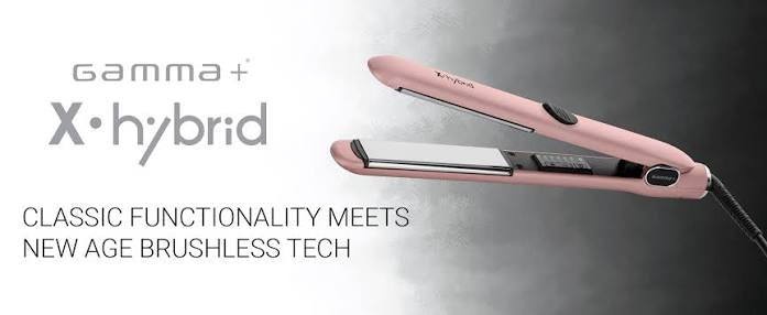 Gamma+ X-Hybrid Hair Straightening Iron (Rose Gold)