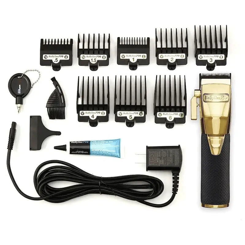BabylissPro Boost+ Clipper - Black & Gold