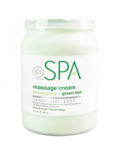 BCLspa - Lemongrass & Green Tea Massage Cream - 1892ml