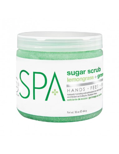 BCLspa - Lemongrass & Green Tea Sugar Scrub - 454g