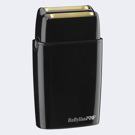 BaBylissPRO FOILFX02 Cord/Cordless Metal Double-Foil Shaver (Black)(FXFS2B)