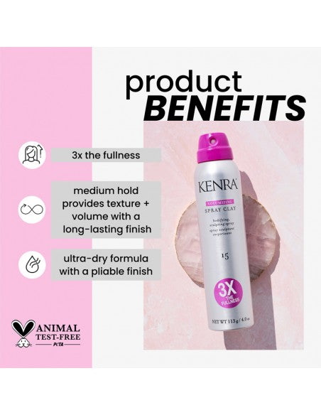 Kenra - Volumizing Spray Clay 15 - 113g