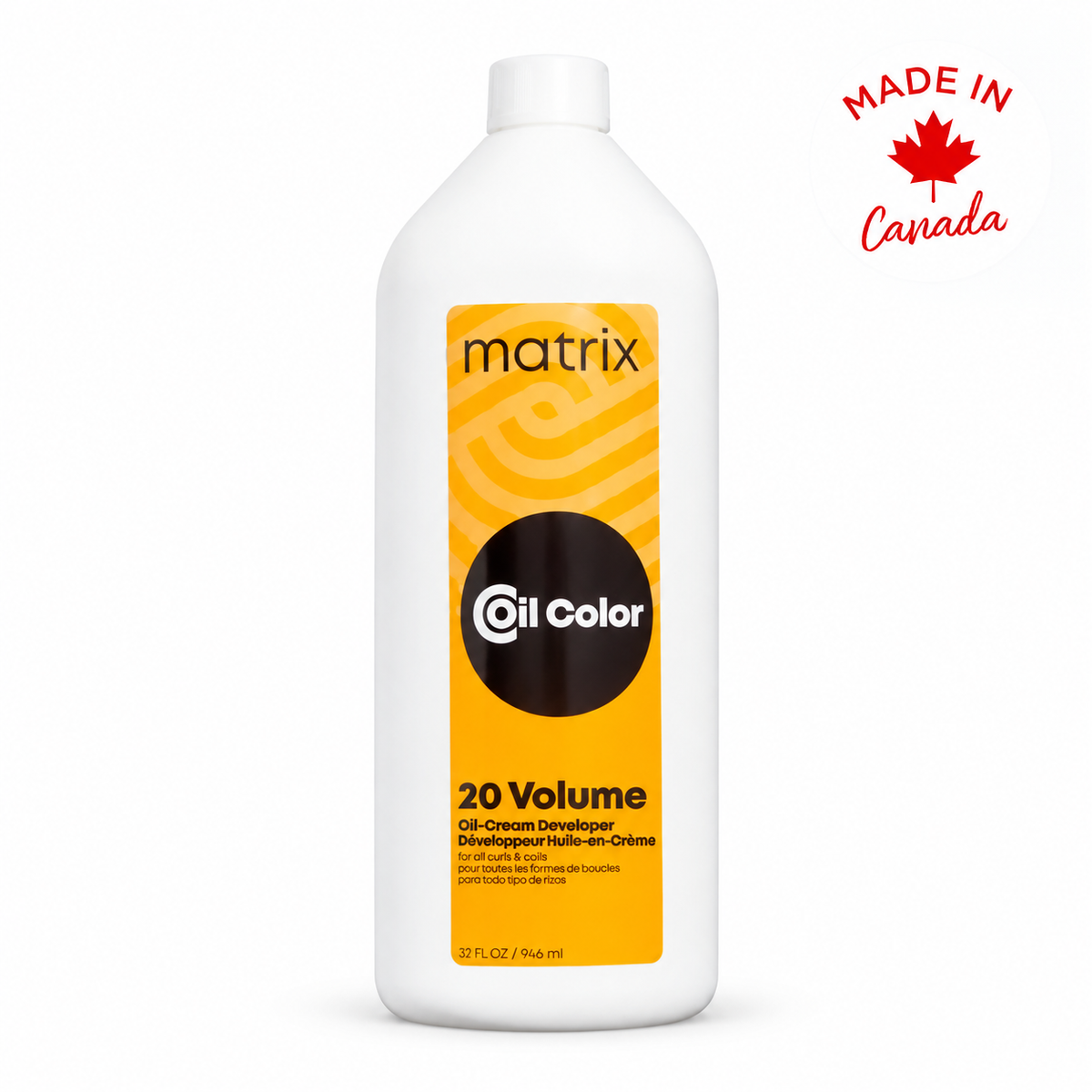 Matrix Coil Color Oil-Cream Developer 20 Volume – 1 L / 32 oz on a clean white background