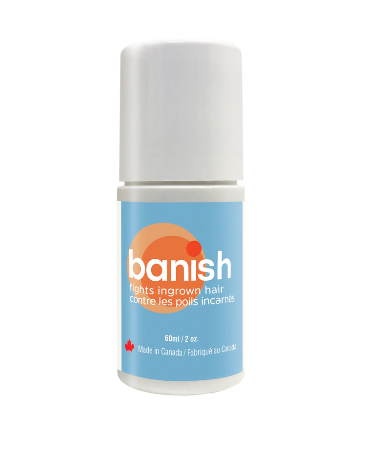 Banish Roll-On Gel Applicator 60ml for ingrown hairs and razor burn