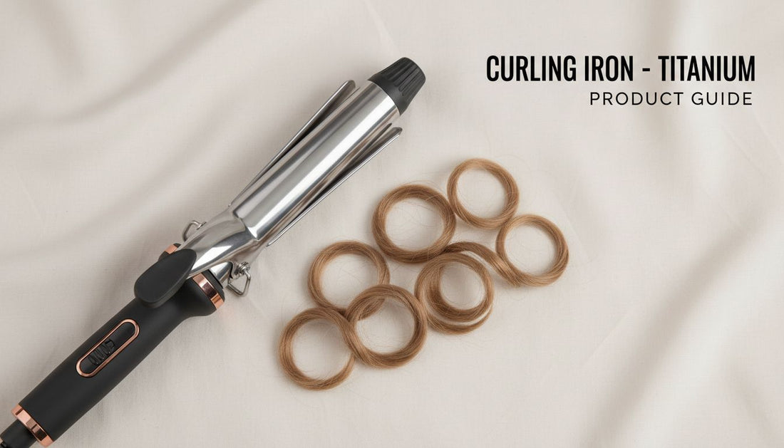 Discover the Perfect Curls with Curling Iron - Titanium