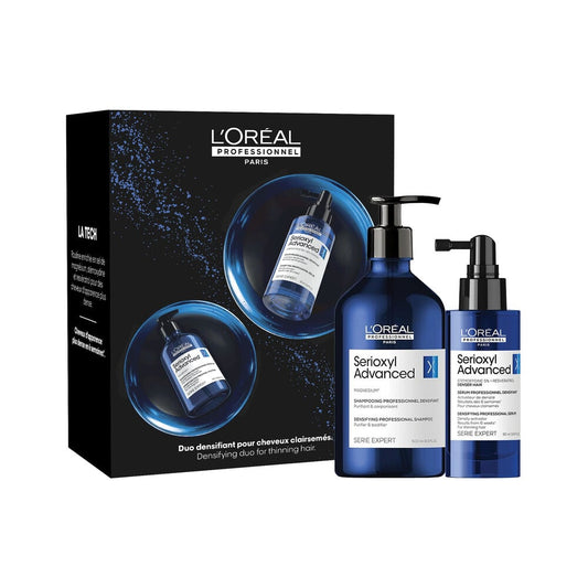 L'Oréal Professionnel Serioxyl Advanced Holiday Set | Densifying Shampoo & Serum Hair Duo