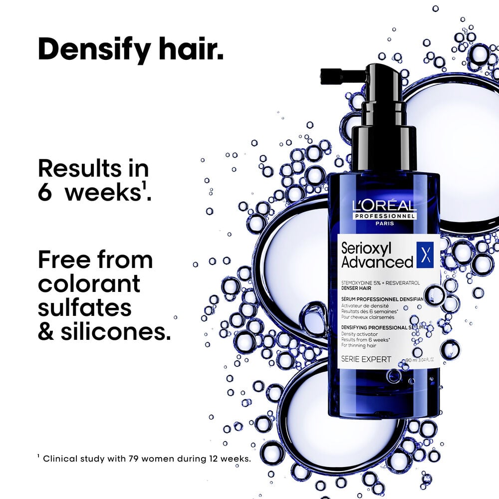 L'Oréal Professionnel Serioxyl Advanced Holiday Set | Densifying Shampoo & Serum Hair Duo - image 2
