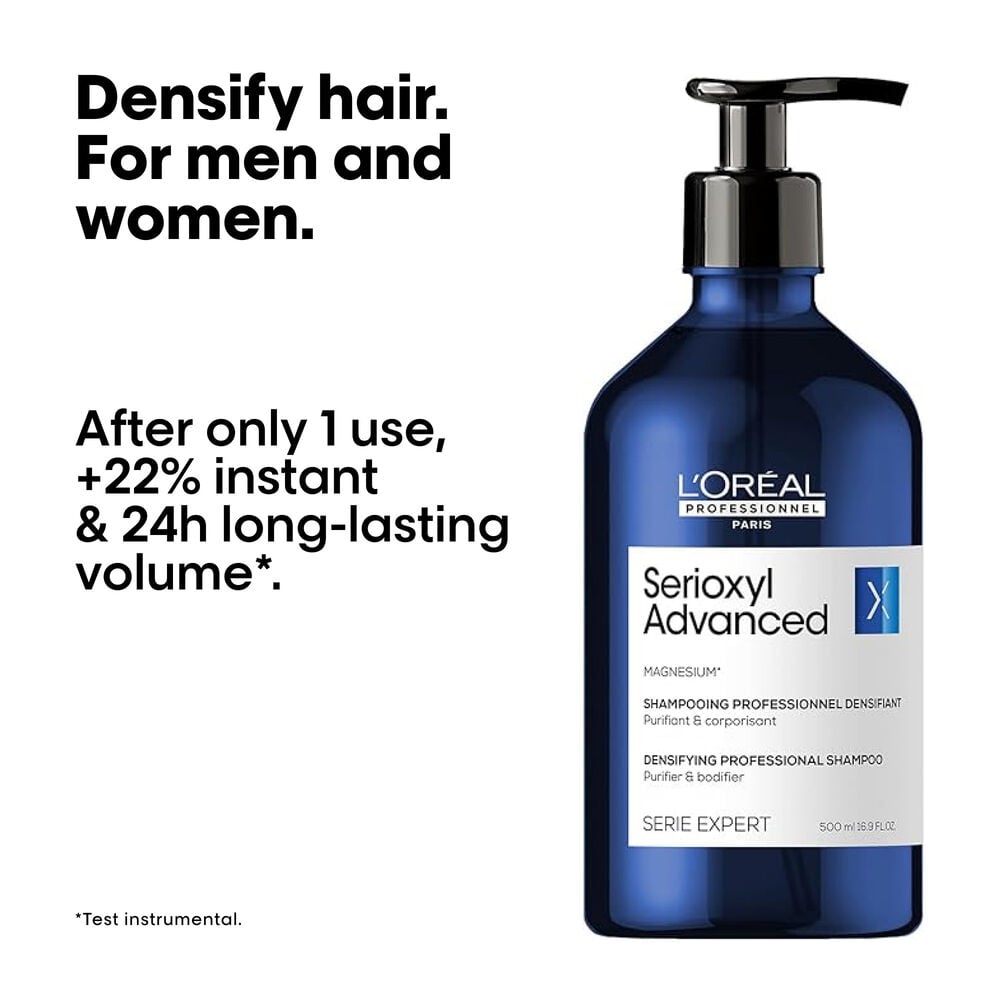 L'Oréal Professionnel Serioxyl Advanced Holiday Set | Densifying Shampoo & Serum Hair Duo