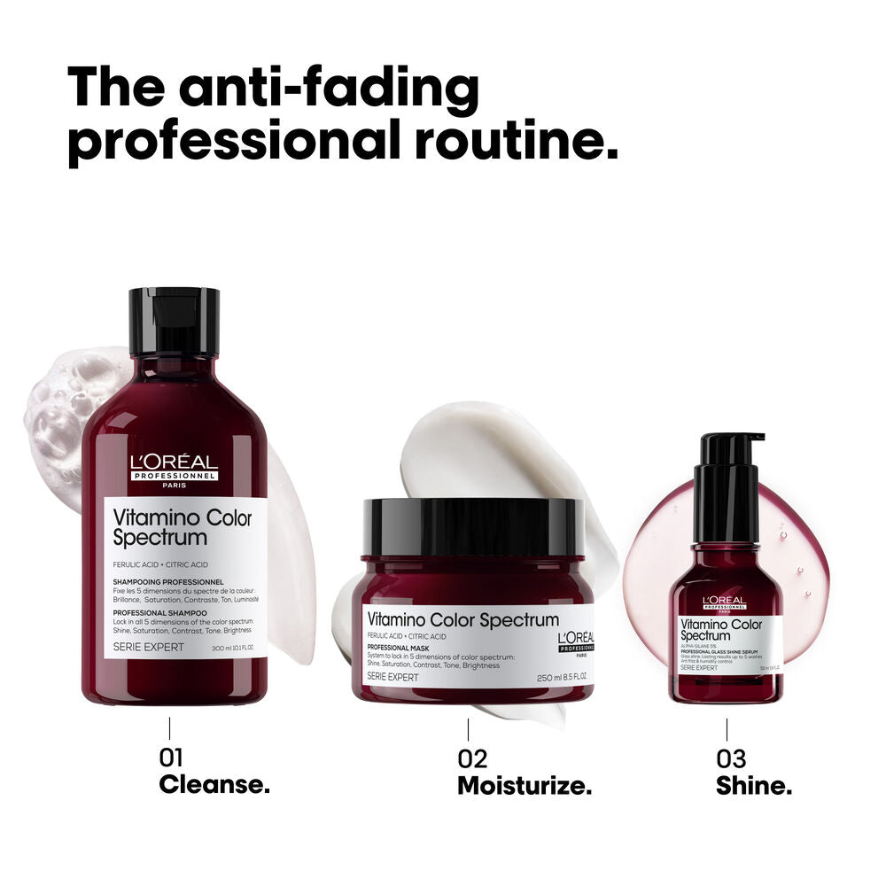 L'Oréal Professionnel Vitamino Color Spectrum Holiday Set | Shampoo, Mask & Hair Serum Set