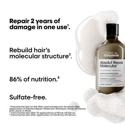 L'Oréal Professionnel Absolut Repair Molecular Holiday Set | Shampoo, Mask & Hair Oil Set - image 2