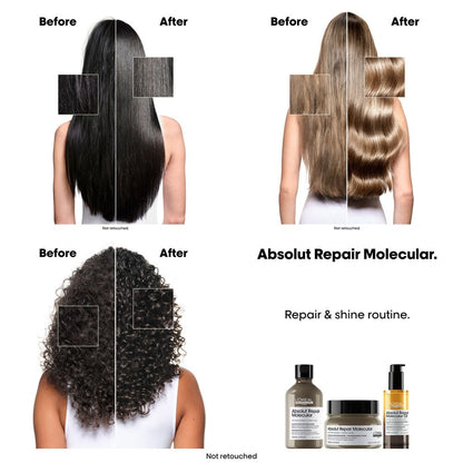 L'Oréal Professionnel Absolut Repair Molecular Holiday Set | Shampoo, Mask & Hair Oil Set - image 5