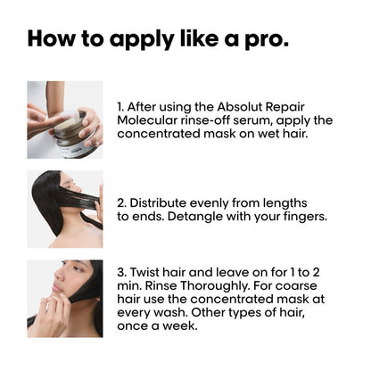 L'Oréal Professionnel Absolut Repair Molecular Holiday Set | Shampoo, Mask & Hair Oil Set - image 7