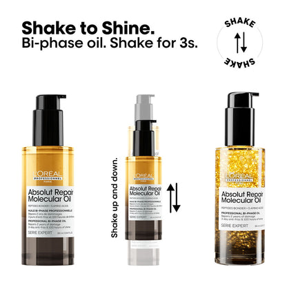 L'Oréal Professionnel Absolut Repair Molecular Holiday Set | Shampoo, Mask & Hair Oil Set - image 8