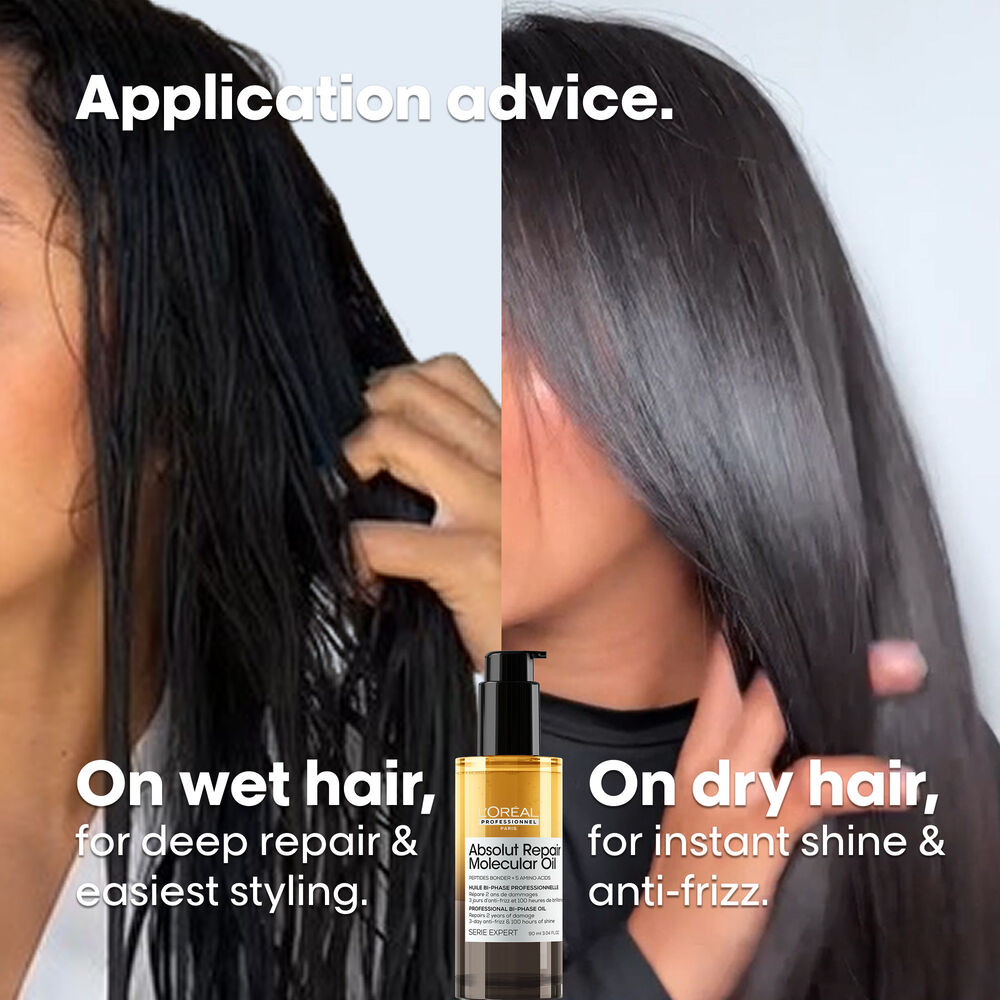 L'Oréal Professionnel Absolut Repair Molecular Holiday Set | Shampoo, Mask & Hair Oil Set - image 9