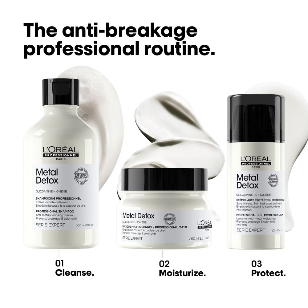 L'Oréal Professionnel Metal Detox Holiday Set | Shampoo, Mask & Leave-In Cream Set - image 7