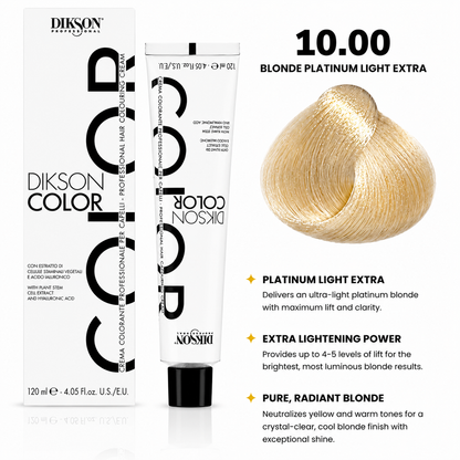 DIKSON COLOR Natural Extra 10.00 Blonde Platinum Light Extra