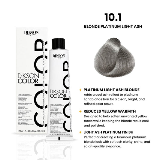 DIKSON COLOR Ash 10.1 Blonde Platinum Light Ash