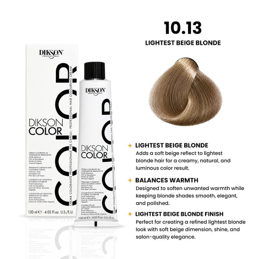DIKSON COLOR Beige 10.13 Blonde Platinum Light Beige