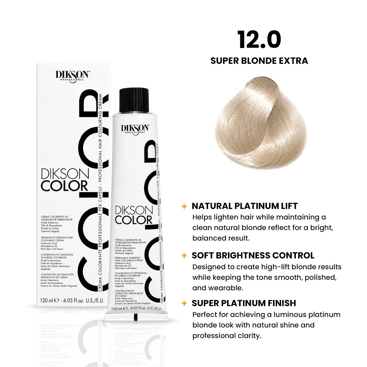 DIKSON COLOR Superlightening 12.0 Super Platinum Blonde Extra