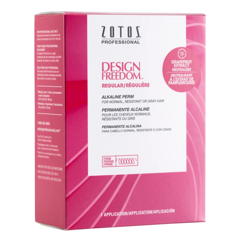 ZOTOS Design Freedom Regular Alkaline Perm: For Normal, Resistant or Gray Hair