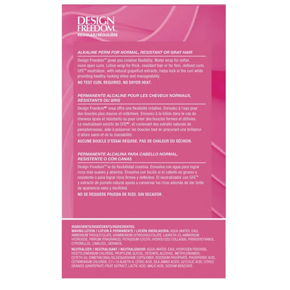 ZOTOS Design Freedom Regular Alkaline Perm: For Normal, Resistant or Gray Hair