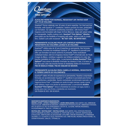 Quantum Firm Options Alkaline Perm: For Normal, Fine, Gray or Tinted Hair