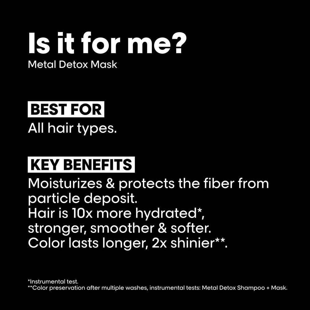 L'Oréal Professionnel Metal Detox Anti-Breakage Mini Shampoo & Hair Mask Kit - image 10