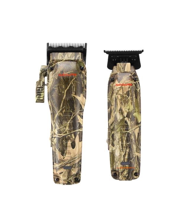 BaBylissPRO Camo Duo Clipper & Trimmer with Stands - FX82CAM - FX72CAM - LO-PROFX Compact Limited Edition Collection