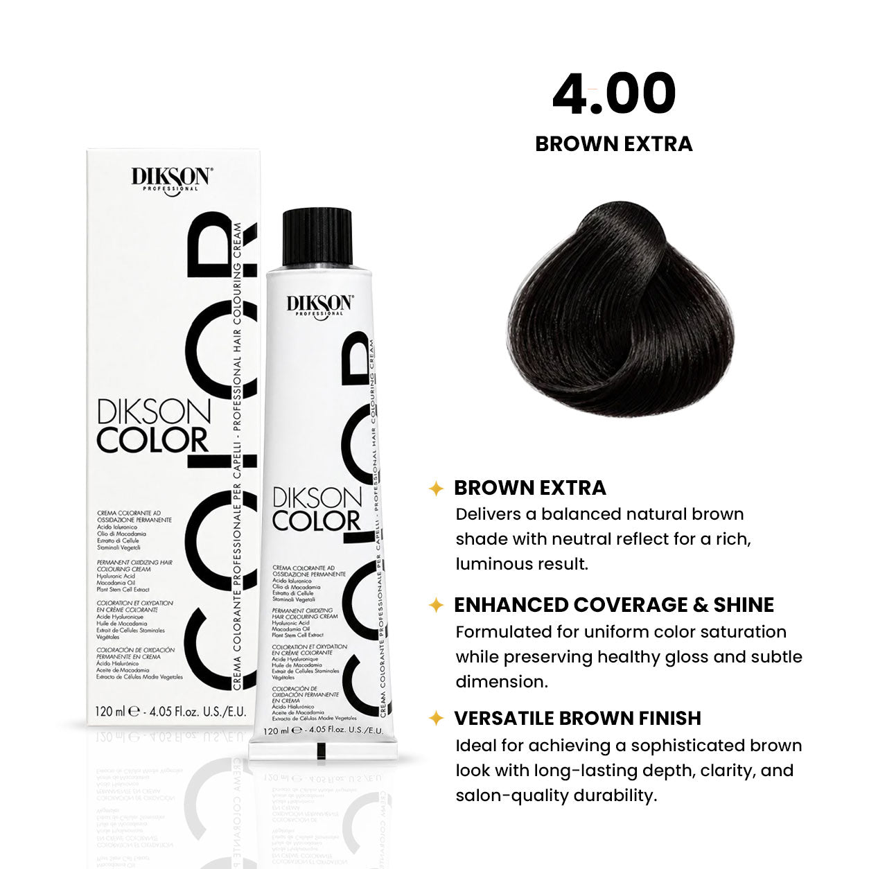 DIKSON COLOR Natural Extra 4.00 Brown Extra