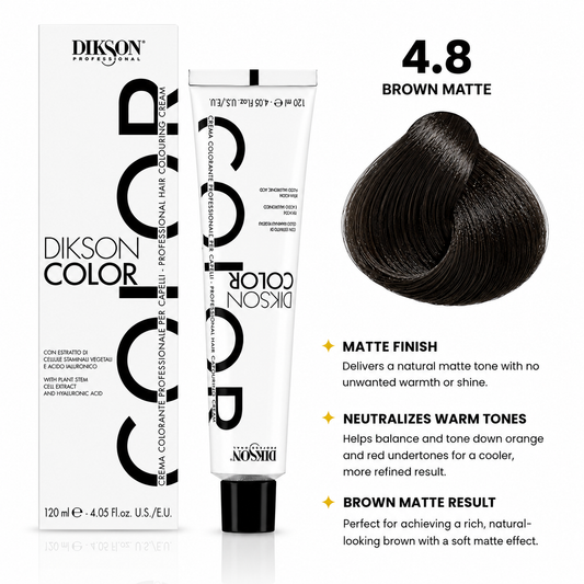 DIKSON COLOR Matte 4.8 Brown Matte