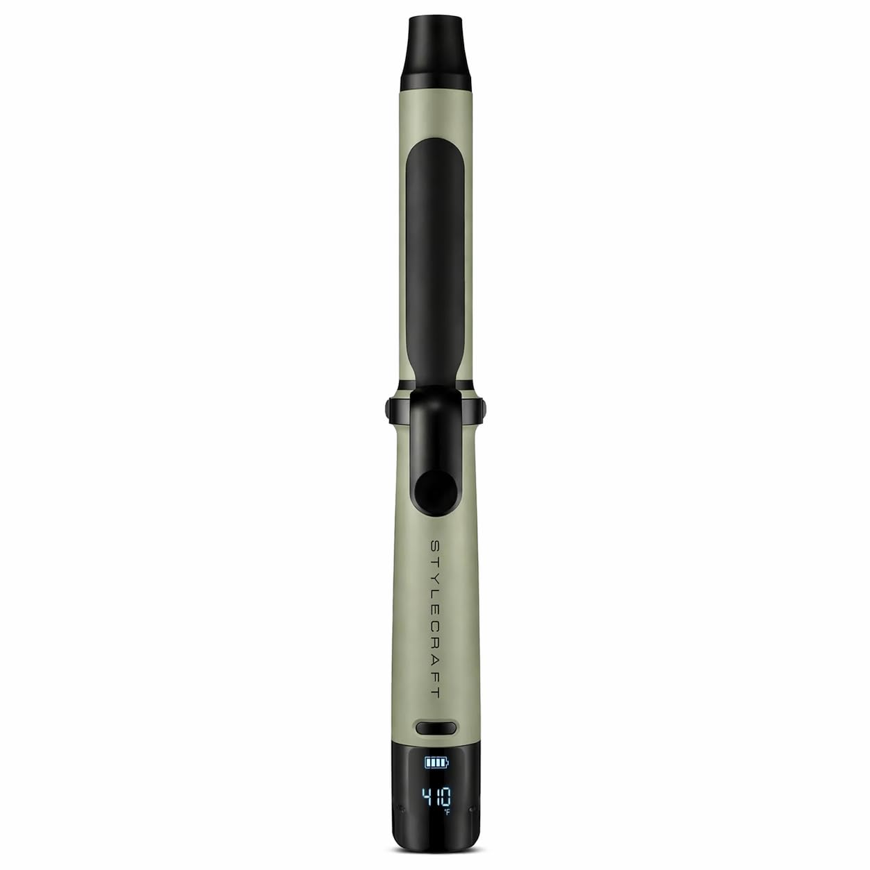 Style craft Sage 1” Cordless Spring Curling Iron & Wand with Removable Clamp