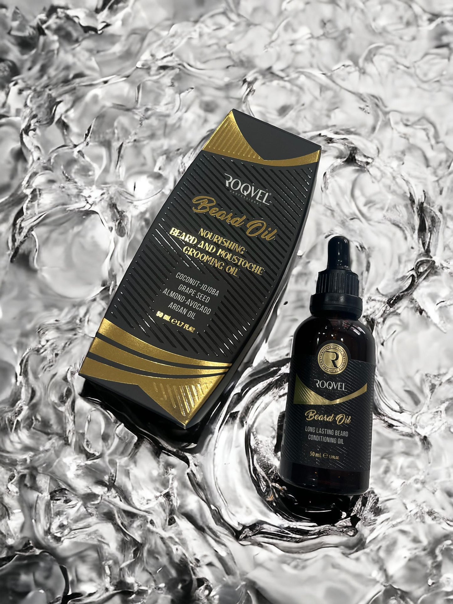 ROQVEL Nourishing Beard And Moustoche Grooming Oil - 50 ml