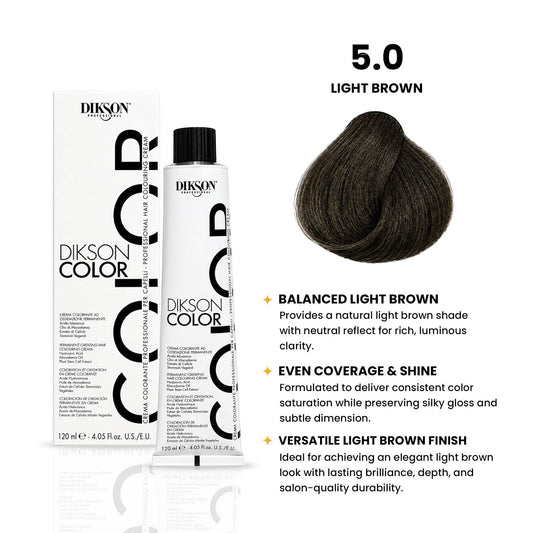 DIKSON COLOR Natural 5.0 Light Brown
