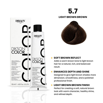 DIKSON COLOR Brown 5.7 Light Brown Brown