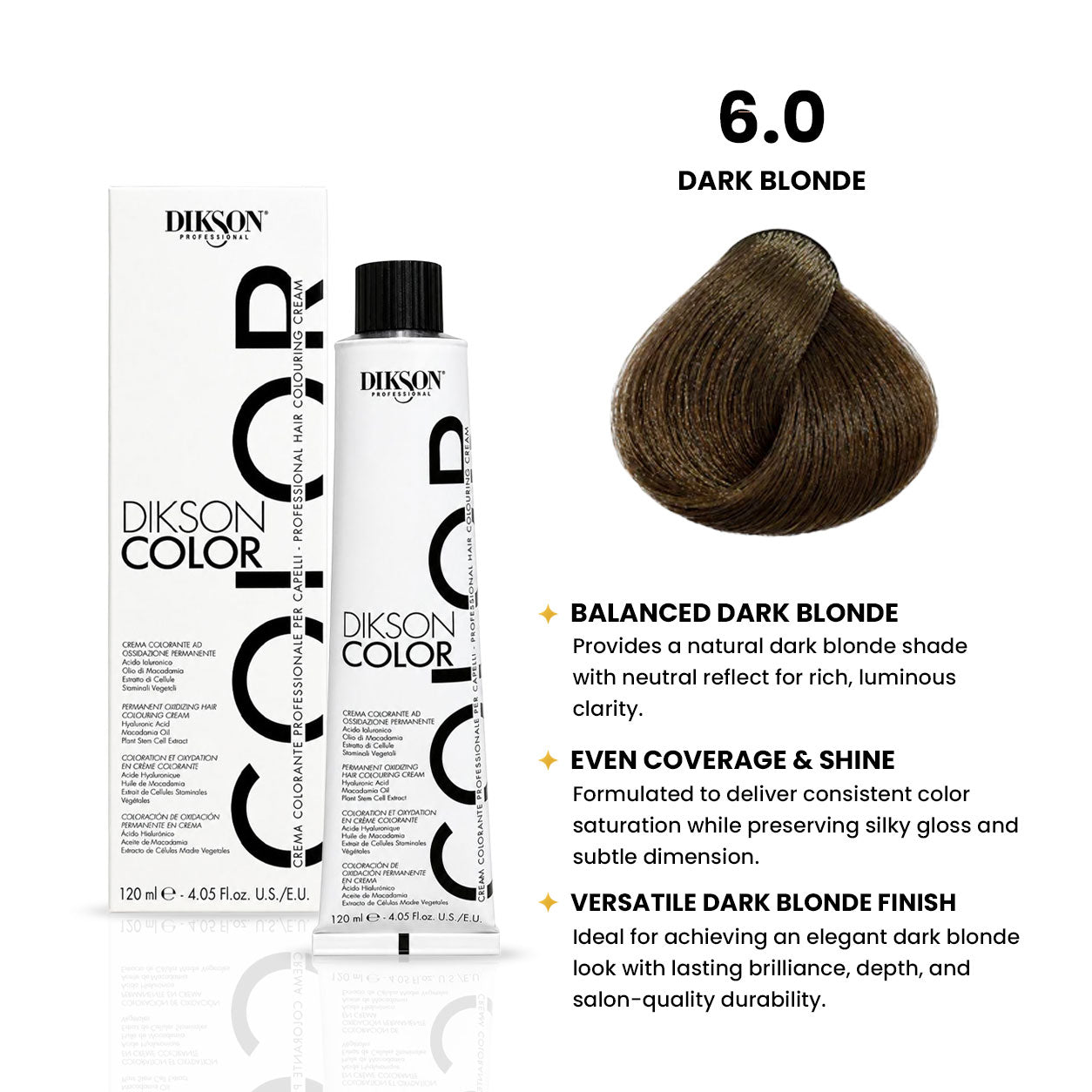 DIKSON COLOR Natural 6.0 Dark Blonde