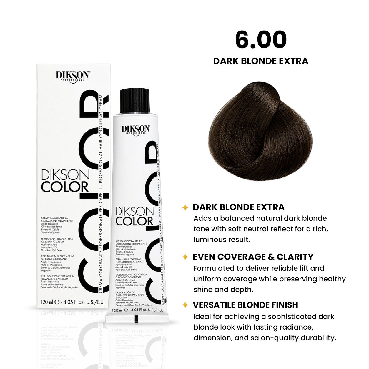 DIKSON COLOR Natural Extra 6.00 Dark Blonde Extra