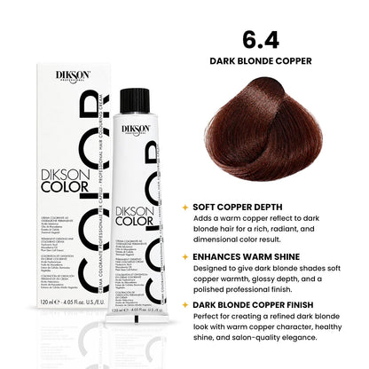 DIKSON COLOR Copper 6.4 Dark Blonde Copper