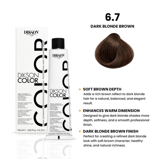 DIKSON COLOR Brown 6.7 Dark Blonde Brown