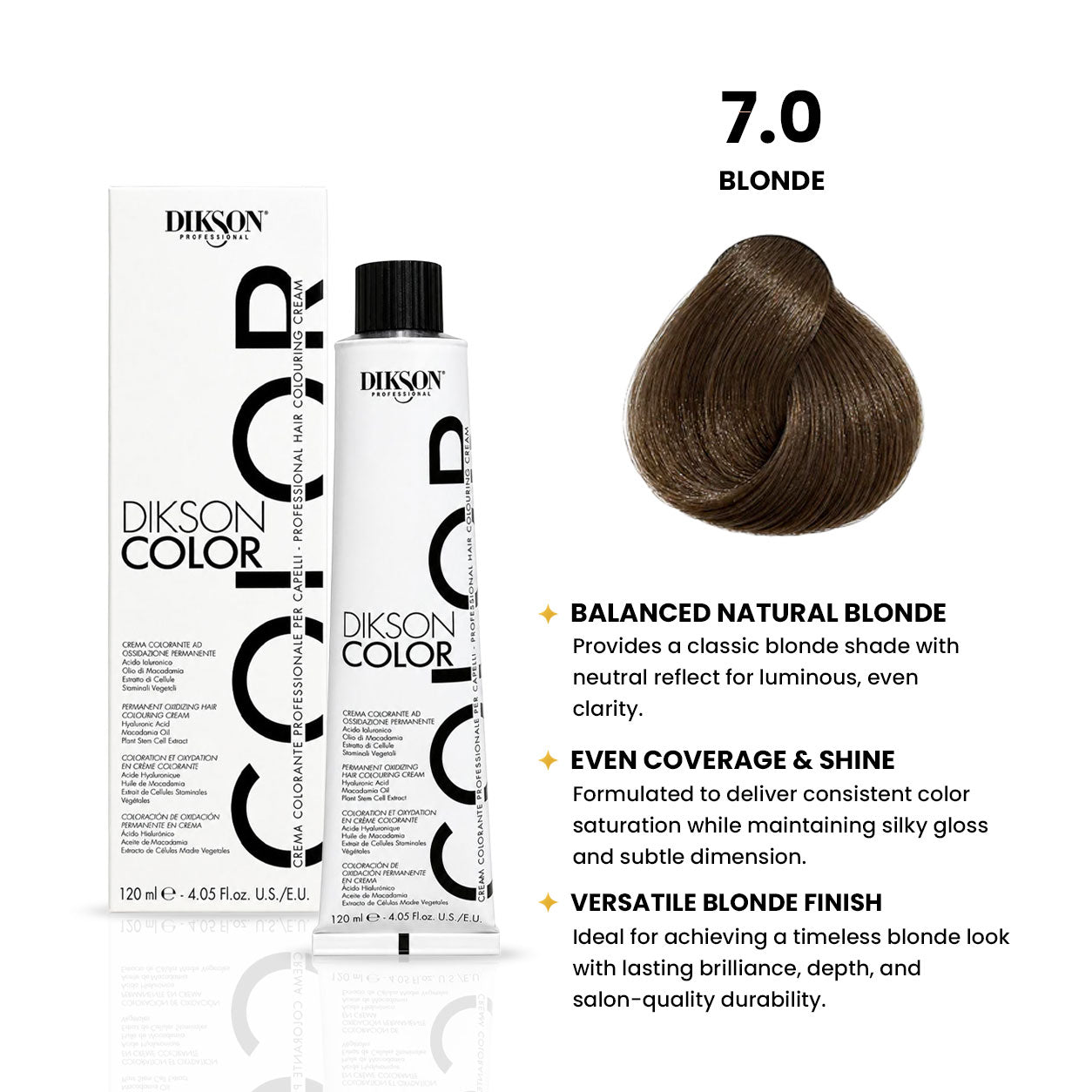 DIKSON COLOR Natural 7.0 Blonde