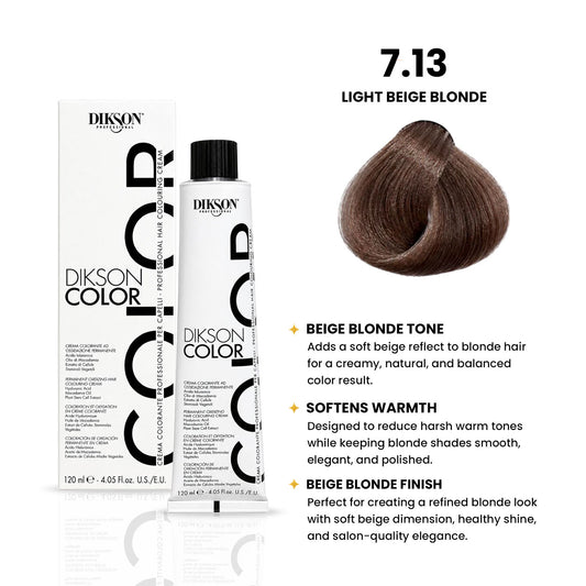 DIKSON COLOR Beige 7.13 Blonde Beige
