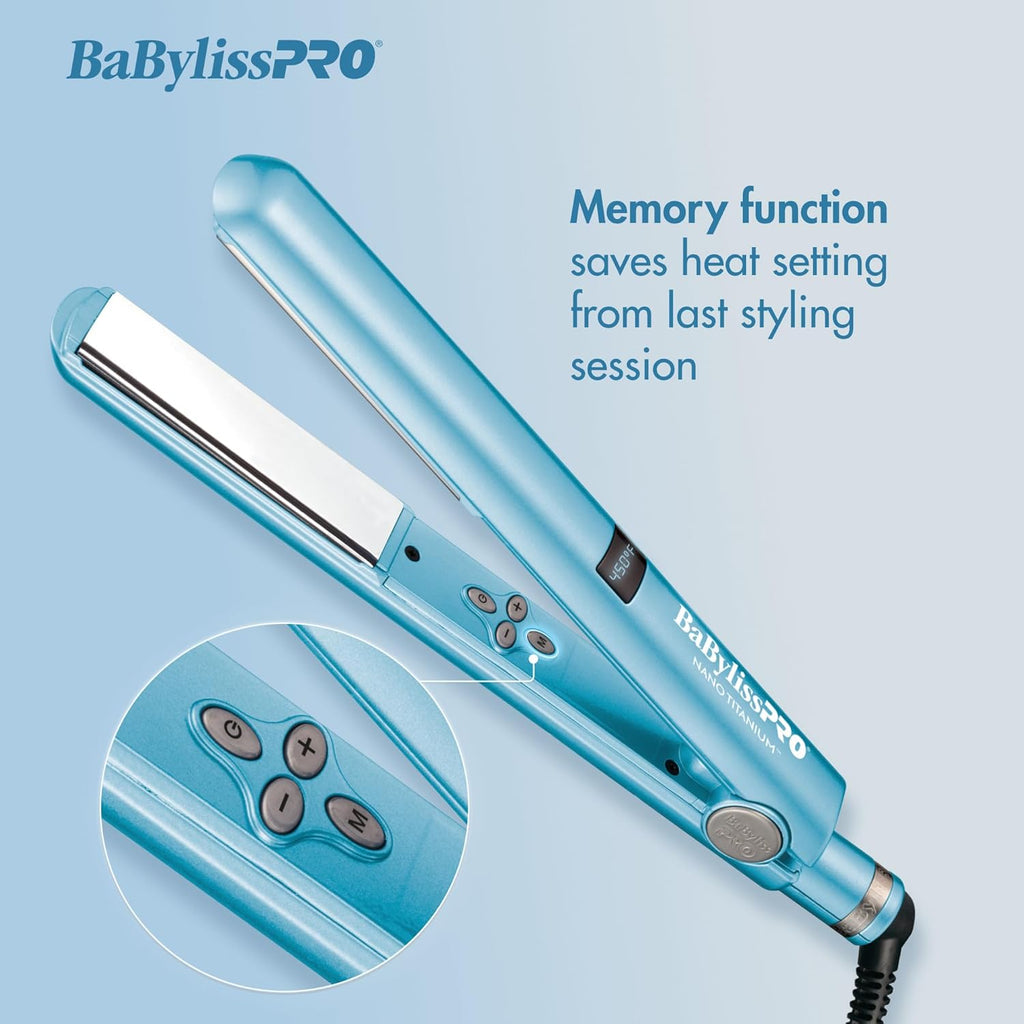BaBylissPRO Nano Titanium 1" I-Style Flat Iron BNT4095C