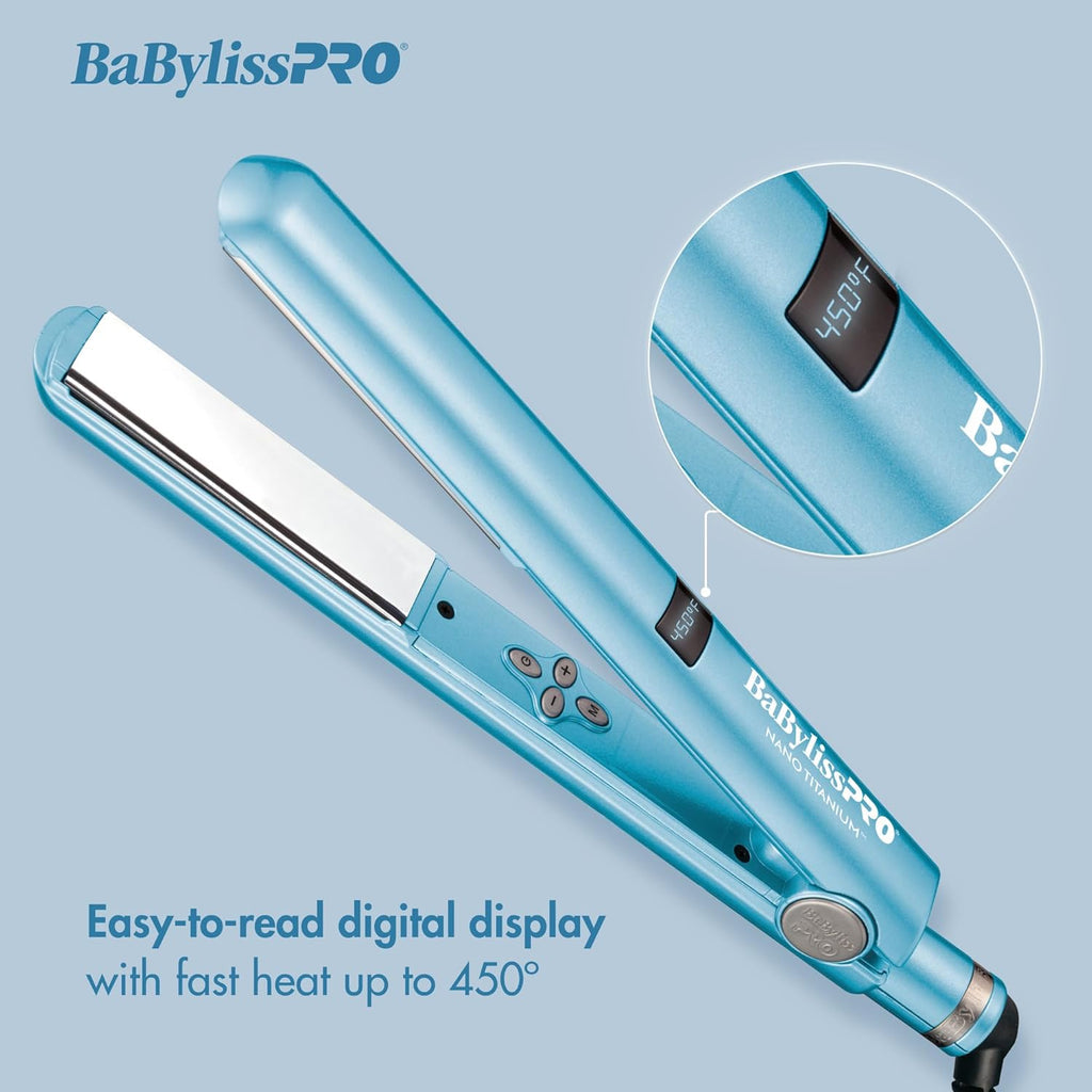 BaBylissPRO Nano Titanium 1" I-Style Flat Iron BNT4095C