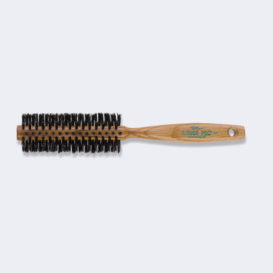 BaBylissPRO Nature Pro Circular Oak Wood Brush with Boar Bristles, Medium (10 Row)(743C)