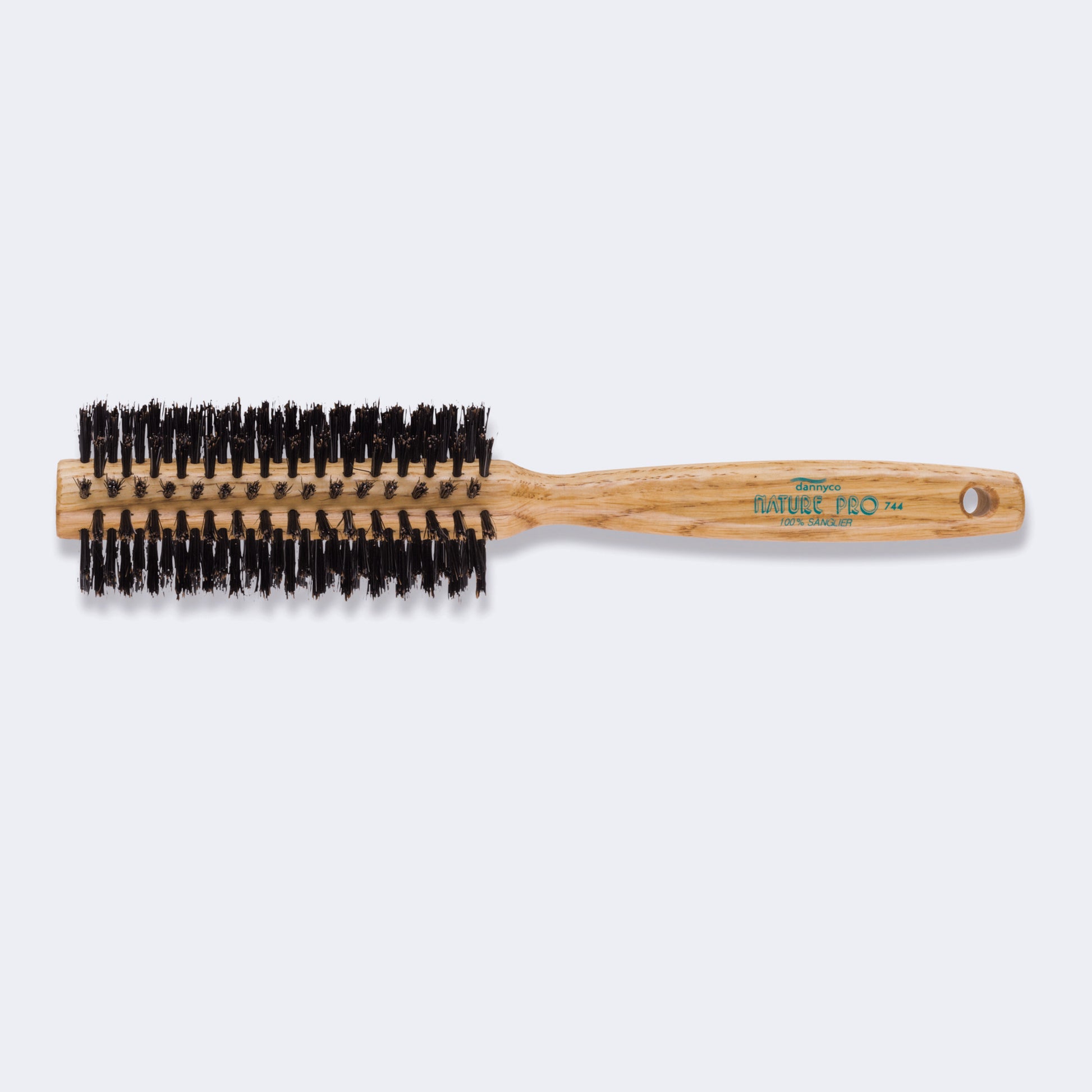 BaBylissPRO Nature Pro Circular Oak Wood Brush with Boar Bristles, Large (12 Row)(744C)
