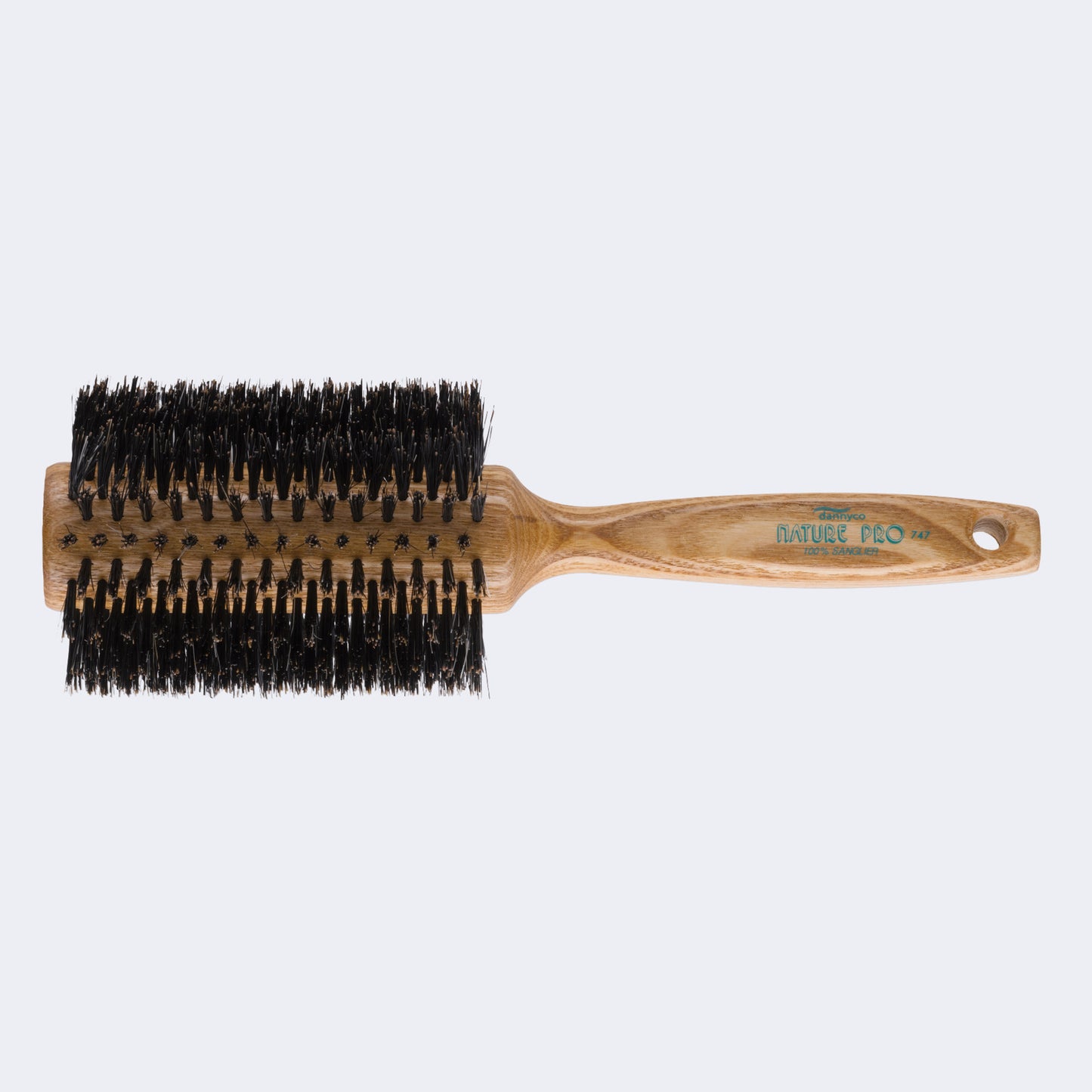 BaBylissPRO Nature Pro Circular Oak Wood Brush with Boar Bristles, Jumbo (20 Row)(747C)